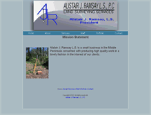 Tablet Screenshot of ajrsurvey.com